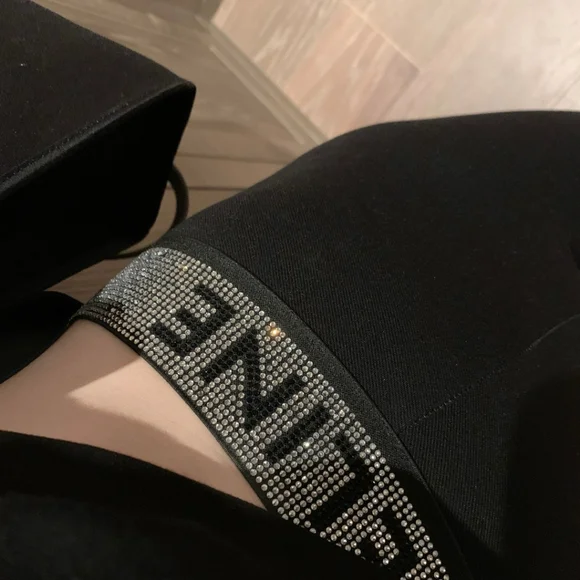 Celine Triumph Arch Logo Embellished High-Temperature Resistant Stretch Leggings